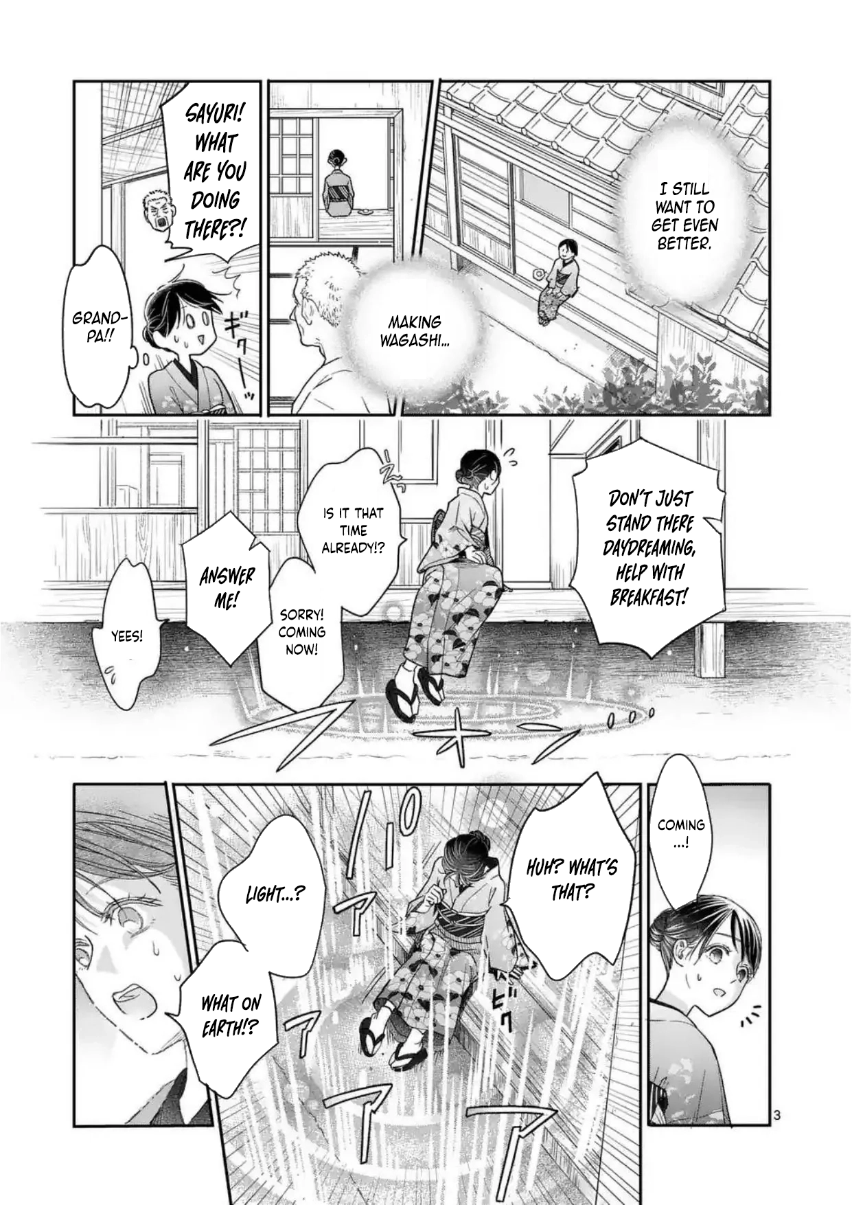 Got summoned to another world by accident, so I’ll just make Japanese sweets. Chapter 1 Page 3